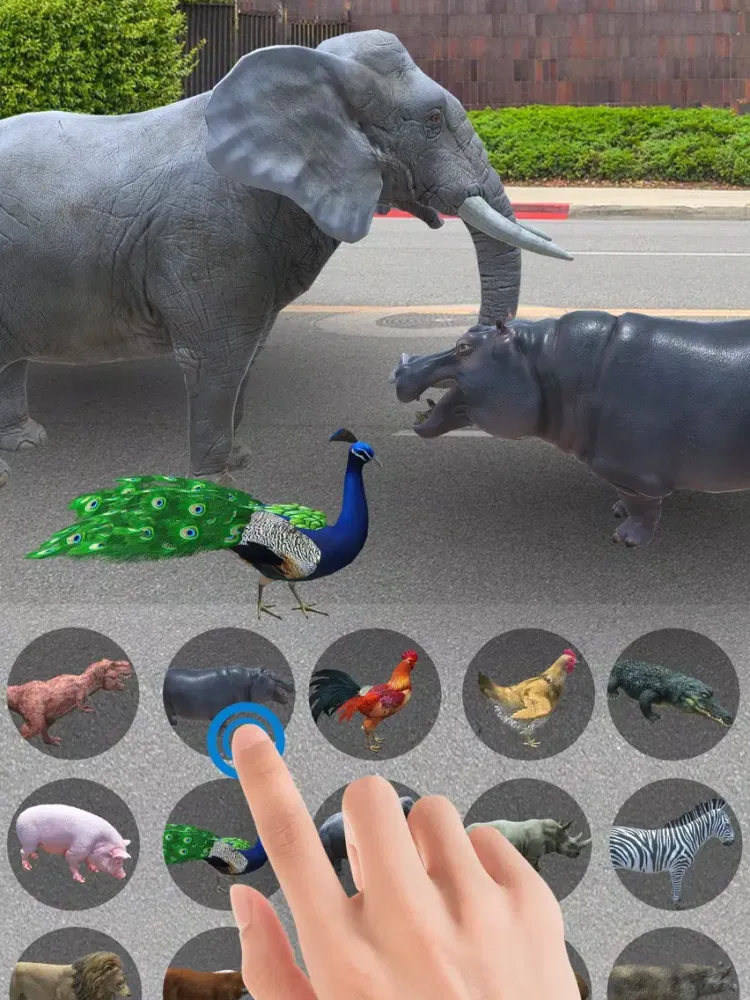 Ảnh chụp màn hình của AR Zoo-Animal World iPad 