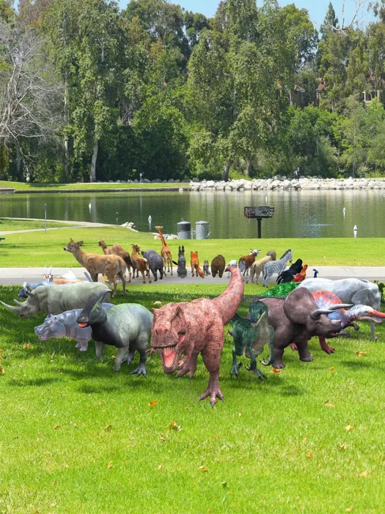 Ảnh chụp màn hình của AR Zoo-Animal World iPad 