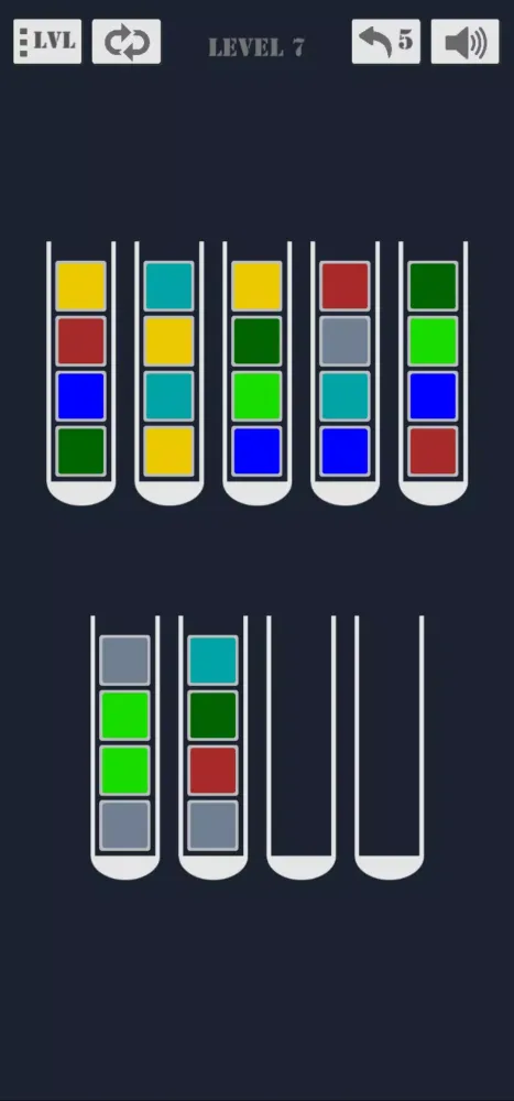 صور Sort Colored Squares