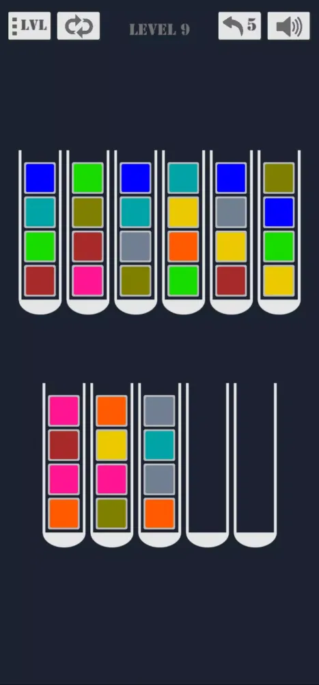 صور Sort Colored Squares