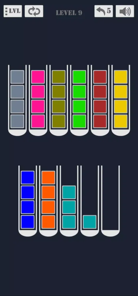 صور Sort Colored Squares
