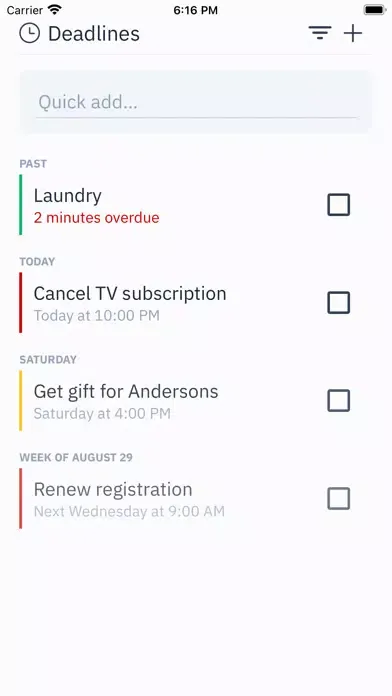 تصاویر Undue - Planning made simple