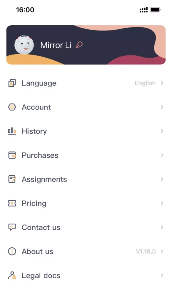 Ảnh chụp màn hình của HSK Mock