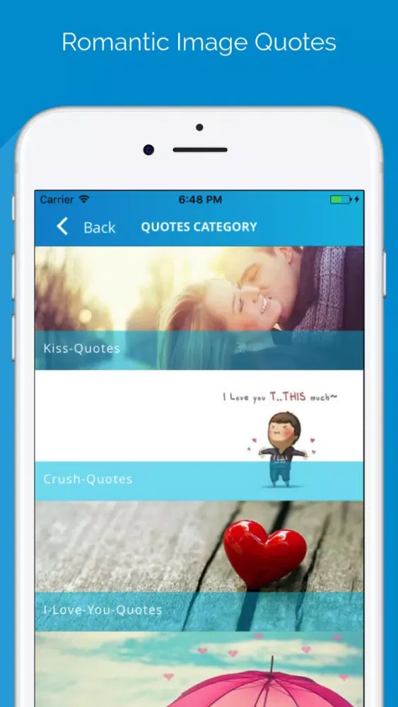 Скриншоты Love Romantic Messages