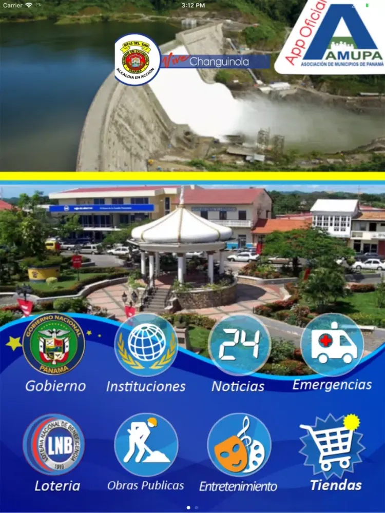 Zrzuty ekranu Vive Changuinola Panamá iPad 