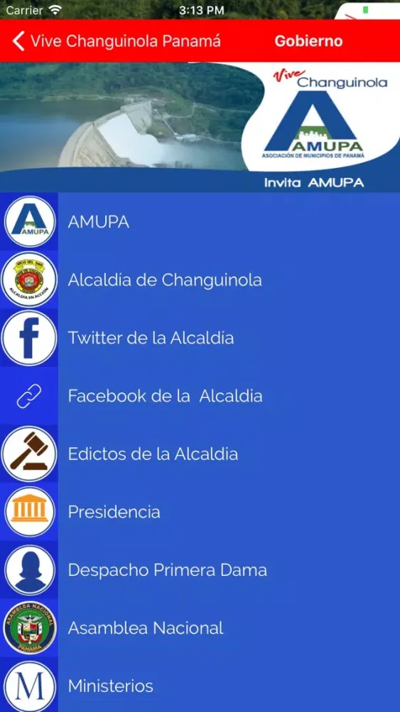 Zrzuty ekranu Vive Changuinola Panamá