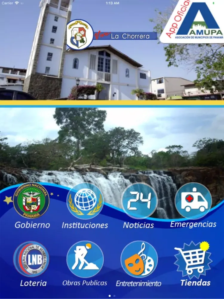 ภาพหน้าจอของ Vive La Chorrera Panamá iPad 