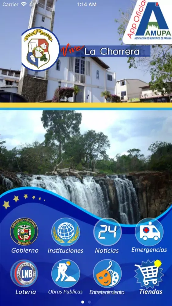 ภาพหน้าจอของ Vive La Chorrera Panamá