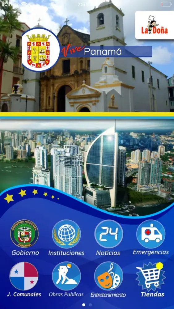 ภาพหน้าจอของ Vive Panamá Panamá