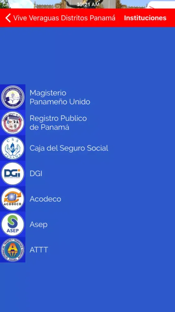 Vive Veraguas Distritos Panamá应用截图