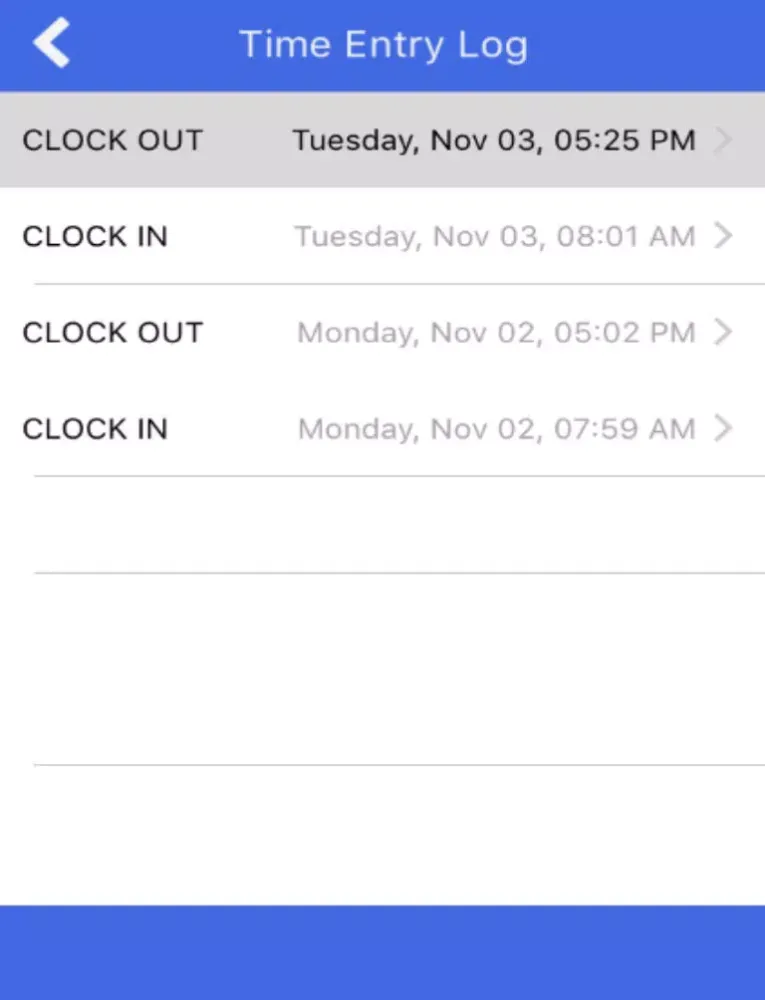 Payroll Time Tracker iPad  स्क्रीनशॉट