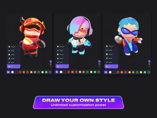 Thetan Rivals: Party Royale iPad  स्क्रीनशॉट