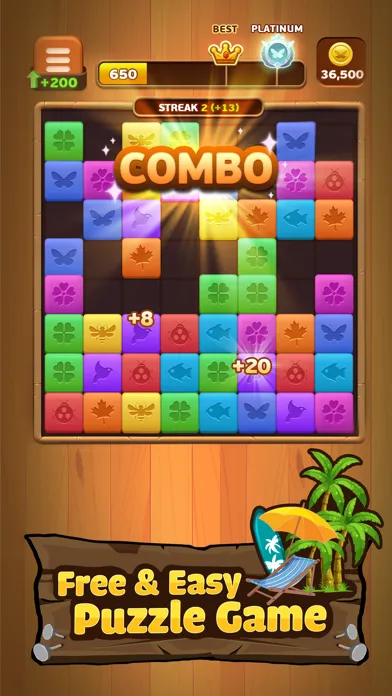 Screenshot di Triple Butterfly: woody puzzle