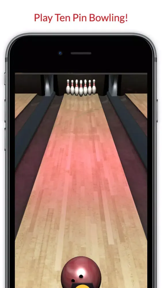 Tangkapan skrin Ten Pin Bowling