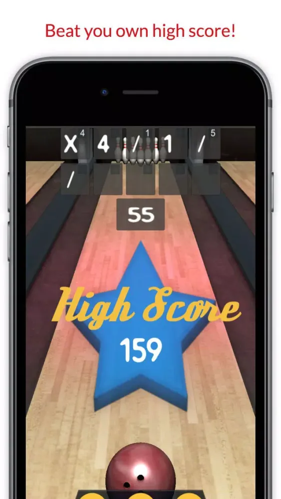Tangkapan skrin Ten Pin Bowling