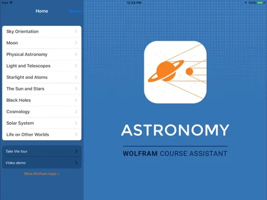 Capturas de pantalla de Wolfram Astronomy Course Assistant iPad 