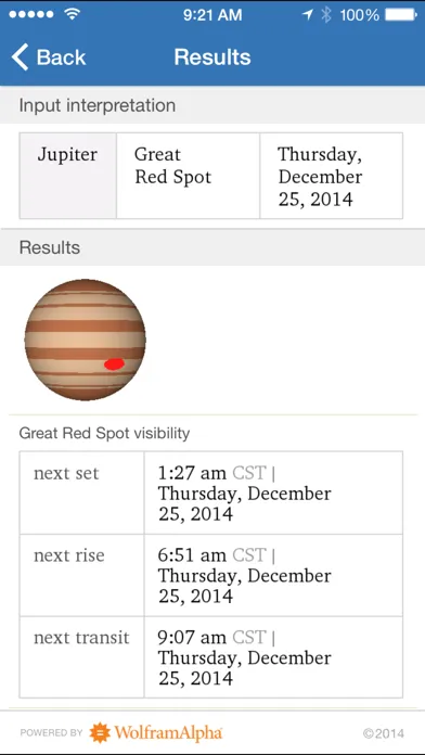 Capturas de pantalla de Wolfram Astronomy Course Assistant