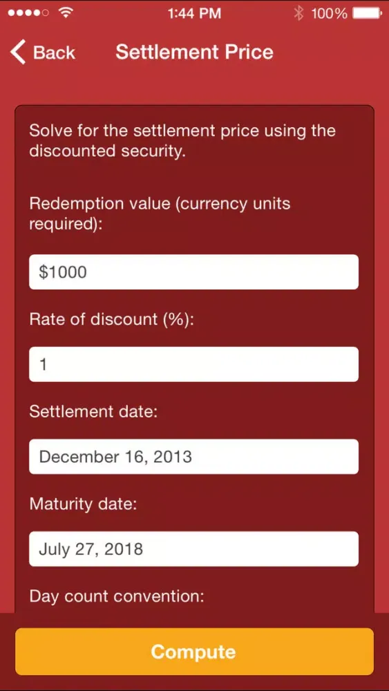 Wolfram Bond Pricing Professional Assistant স্ক্রিনশট