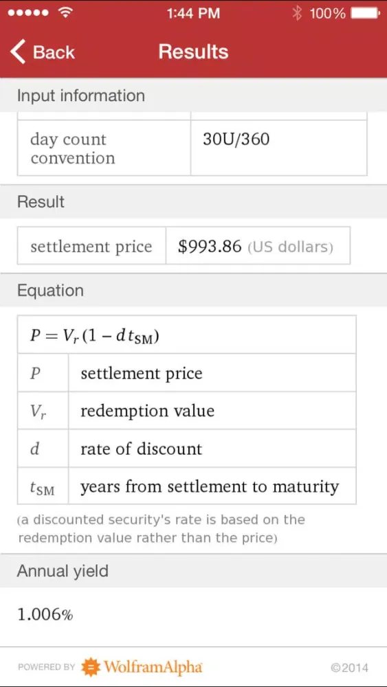 Wolfram Bond Pricing Professional Assistant স্ক্রিনশট