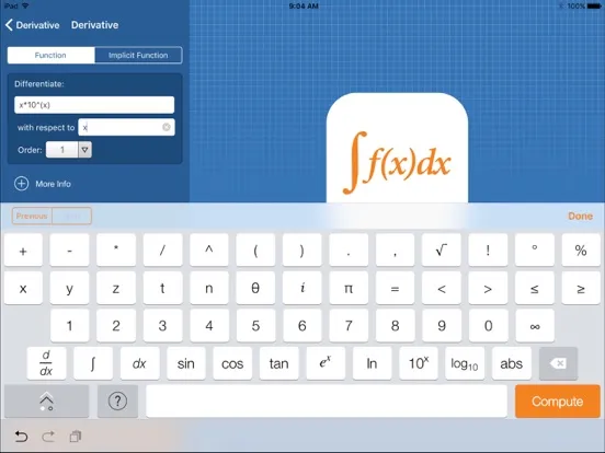 Tangkapan layar Wolfram Calculus Course Assistant iPad 