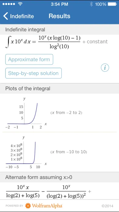 Tangkapan layar Wolfram Calculus Course Assistant