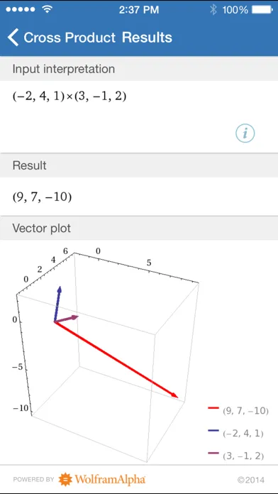 Captures d'écran de Wolfram Linear Algebra Course Assistant