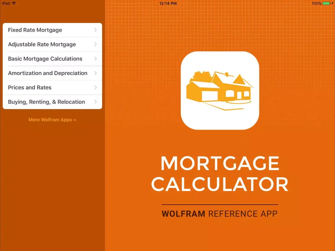 Скриншоты Wolfram Mortgage Calculator Reference App iPad 