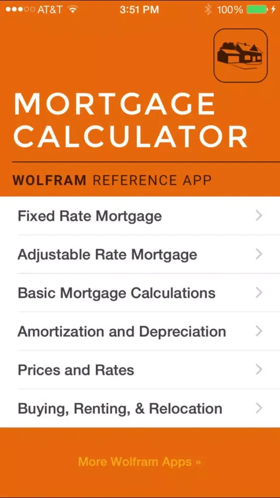 Скриншоты Wolfram Mortgage Calculator Reference App