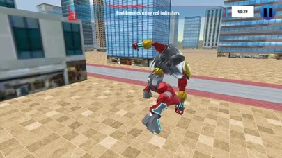 Zrzuty ekranu Wolf Robot Car Transform Games