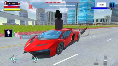 Zrzuty ekranu Wolf Robot Car Transform Games
