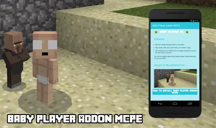 Zrzuty ekranu Baby Player Addon MCPE