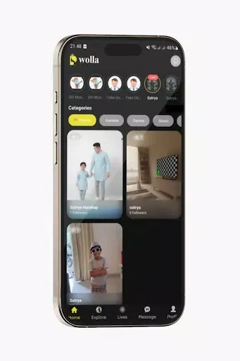Wolla - Live Streaming 스크린샷