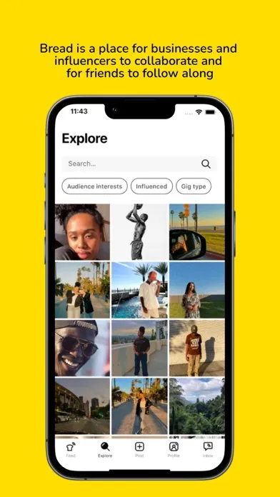 Ảnh chụp màn hình của Bread - connect & collaborate!