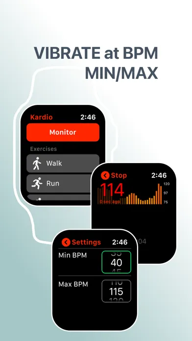 Kardio - Heart Rate Monitor स्क्रीनशॉट
