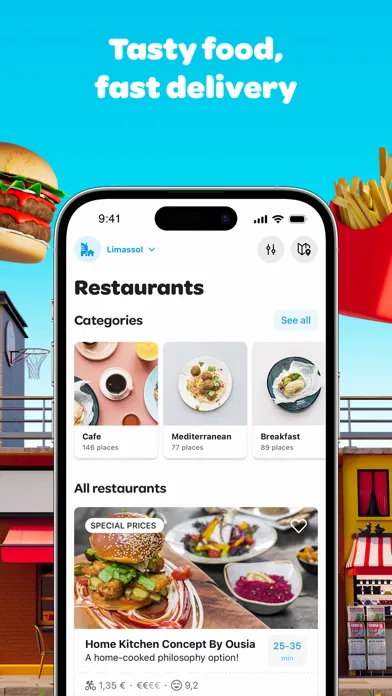 Скриншоты Wolt Delivery: Food and more