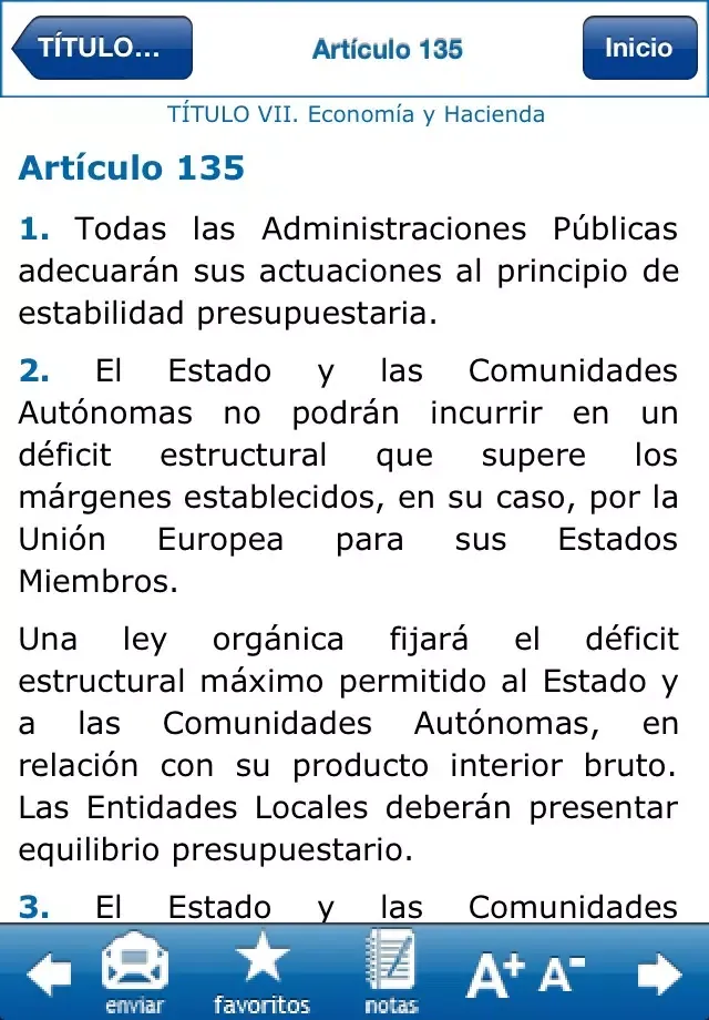 Constitución Española LA LEY स्क्रीनशॉट