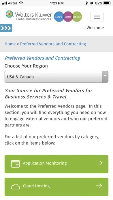 Screenshot di GBS Mobile