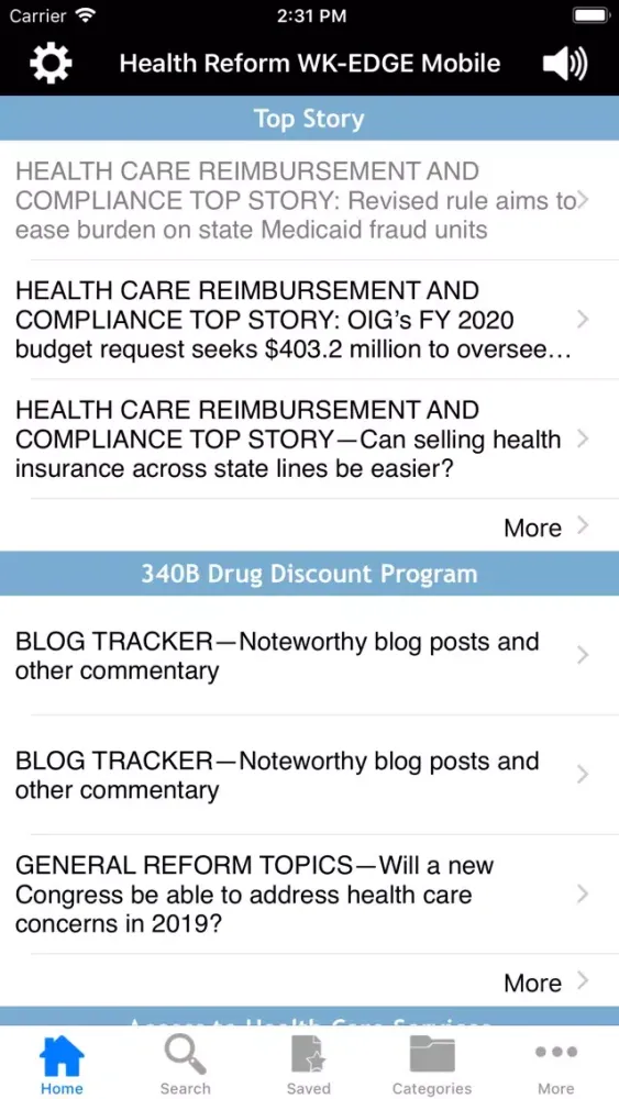 Скриншоты Health Reform WK-EDGE Mobile