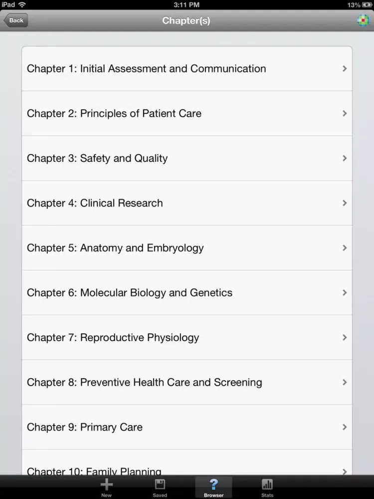 Berek and Novak's Gynecology Review App: Question and Answers to Test Your Knowledge iPad  Screenshots