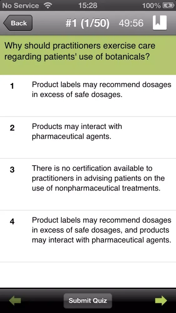 Berek and Novak's Gynecology Review App: Question and Answers to Test Your Knowledge Screenshots