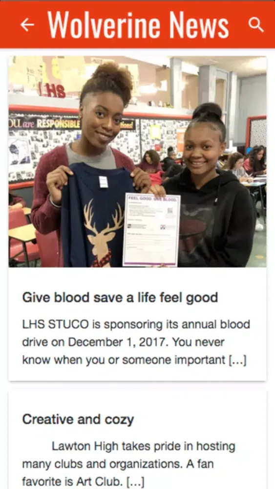 Wolverine News Screenshots