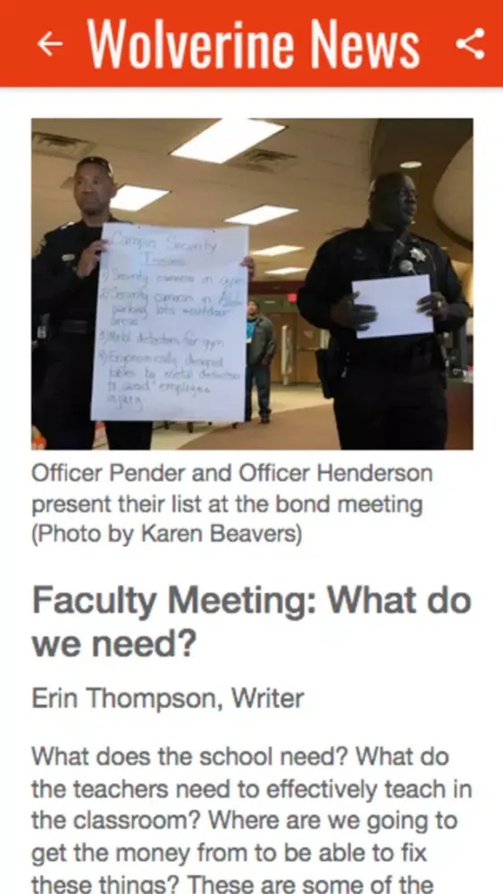 Wolverine News Screenshots