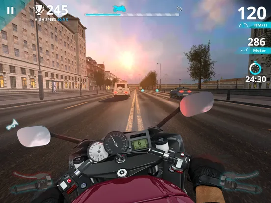 Motor Bike: Xtreme Races iPad  Screenshots