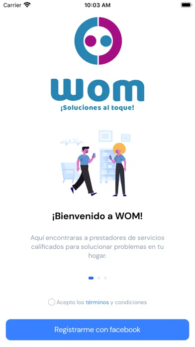 Wom Paraguay スクリーンショット