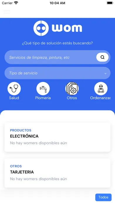 Wom Paraguay スクリーンショット