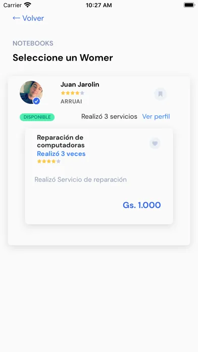 Wom Paraguay スクリーンショット