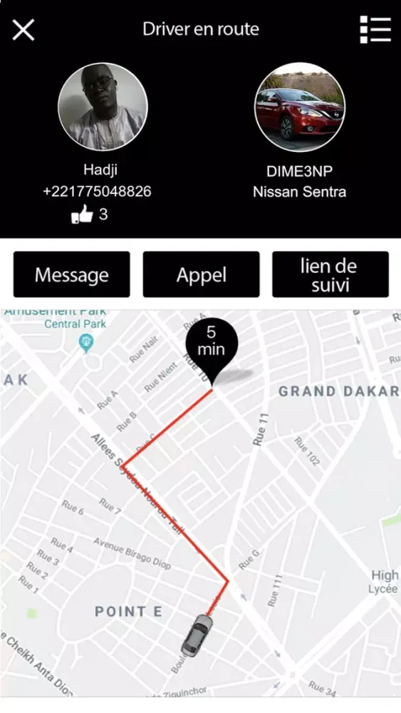 Capturas de tela do WOMA-The passenger app