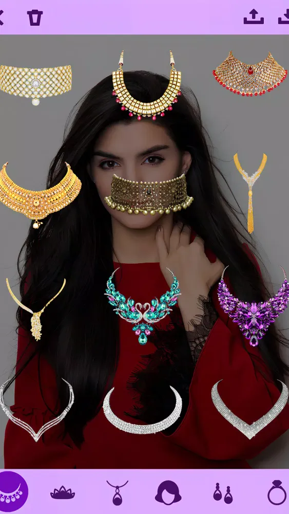 Captures d'écran de Jewelry Women Jewellery Photo