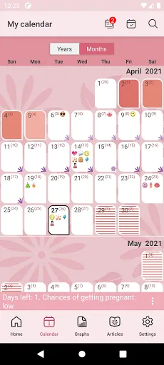 تصاویر WomanLog Pro Calendar