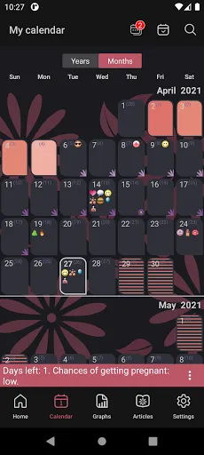 تصاویر WomanLog Pro Calendar